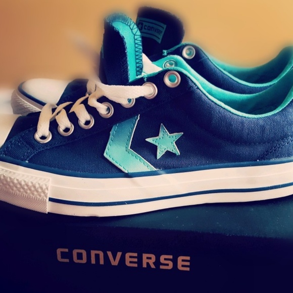 Converse | RARE Star Plyr EV OX NWOT | Navy, Blue - Picture 3 of 5